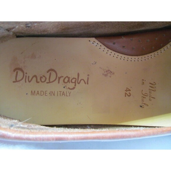 Dino Draghi  Brown Moc Toe Driving Loafers Size US 9 EUR 42 main image 11